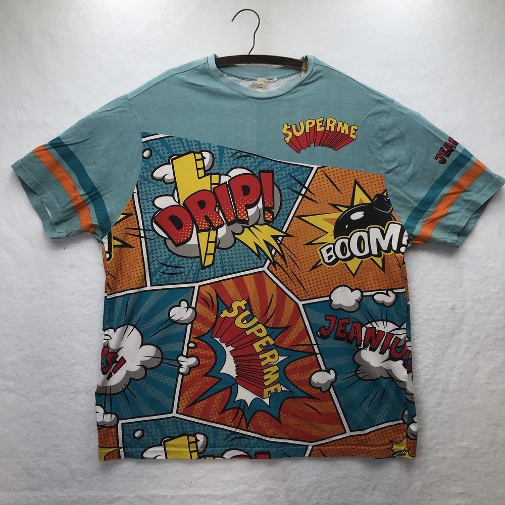 Jeanius Superme Drip! Boom! Jeanius! Tee-Shirt Size‎ 3XL